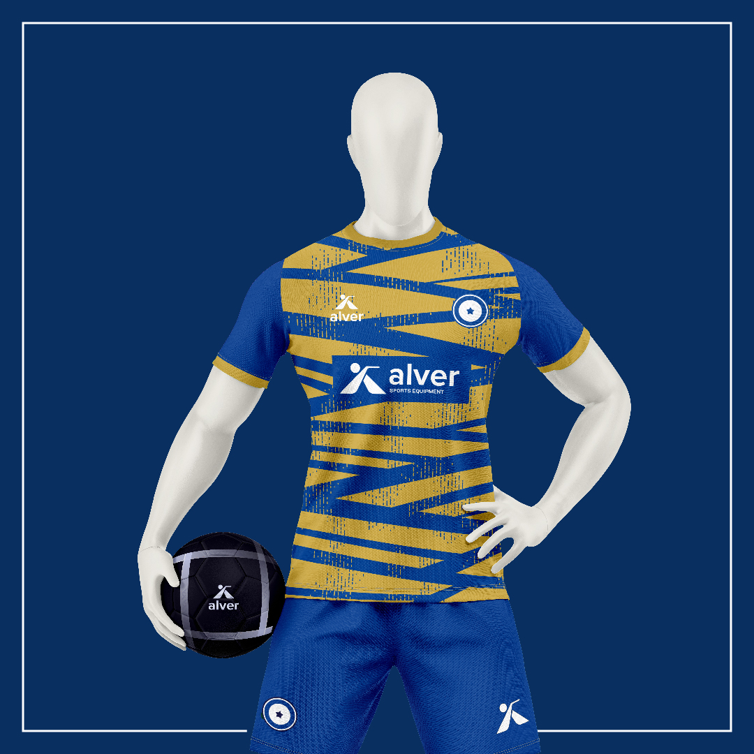 Maillot Alver Bleu/Jaune